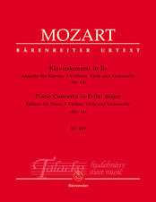 Piano Concerto in E-flat major, No.14, KV 449